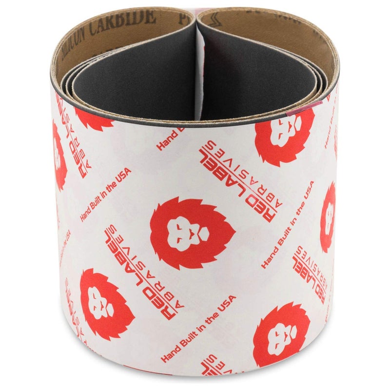 Red Label Abrasives 4 X 24 Inch 24 Grit Silicon Carbide Sanding Belts, 3 Pack - Image 2